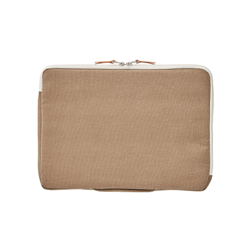 PEACH LAPTOP POUCH (15) TAUPE